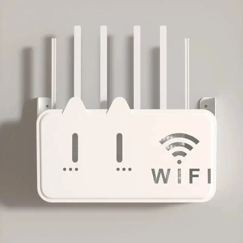Smart Self Adhesive WiFi Router Cover Box – No Drill, Dustproof, 5 Years Warranty