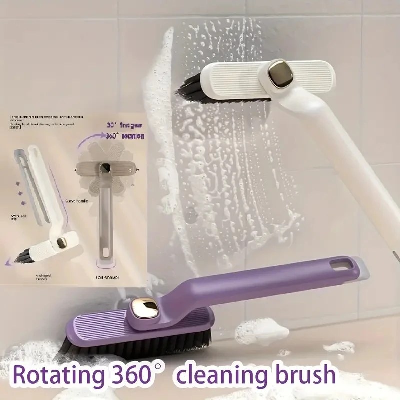 Multipurpose Bathroom Tile Floor Gap Cleaning Brush Rotating Crevice Brushes