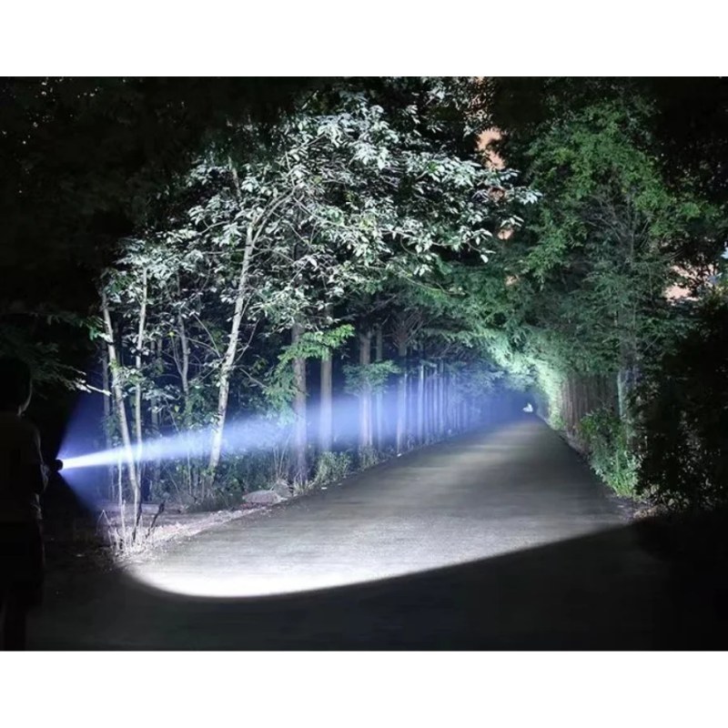3W High Power Rechargeable LED Flashlight with COB Light | Lightweight ABS Body USB Emergency Torch EBW2032